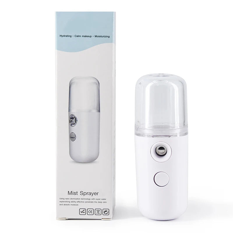 Nano Spray Face Steamer Moisturizing anti Aging Facial Sprayer Beauty Instrument USB Humidifier Nebulizer Beauty Skin Care Tools